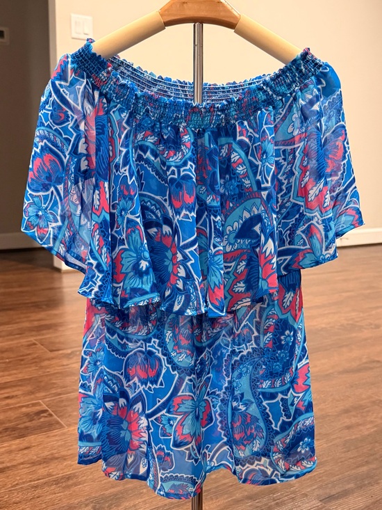 Show Me Your MuMu Tops - Show Me Your Mumu Blueberry Paisley Bungalow Top